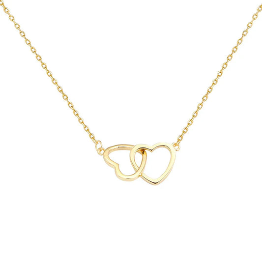 Heart Style 18K Gold Plated Plating Necklace