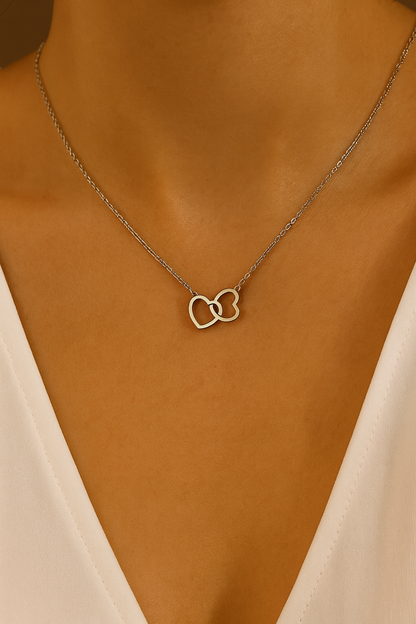 Heart Style 18K Gold Plated Plating Necklace