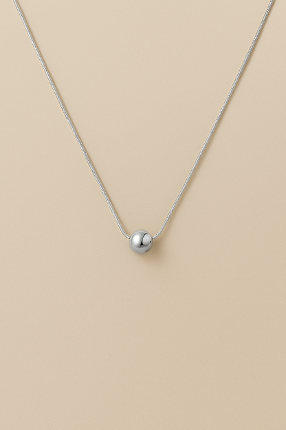 Simple Style Solid Color 304 Stainless Steel PVD Coated Necklace