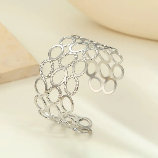 Vintage Style Classic Style Geometric 304 Stainless Steel Cuff Bracelet